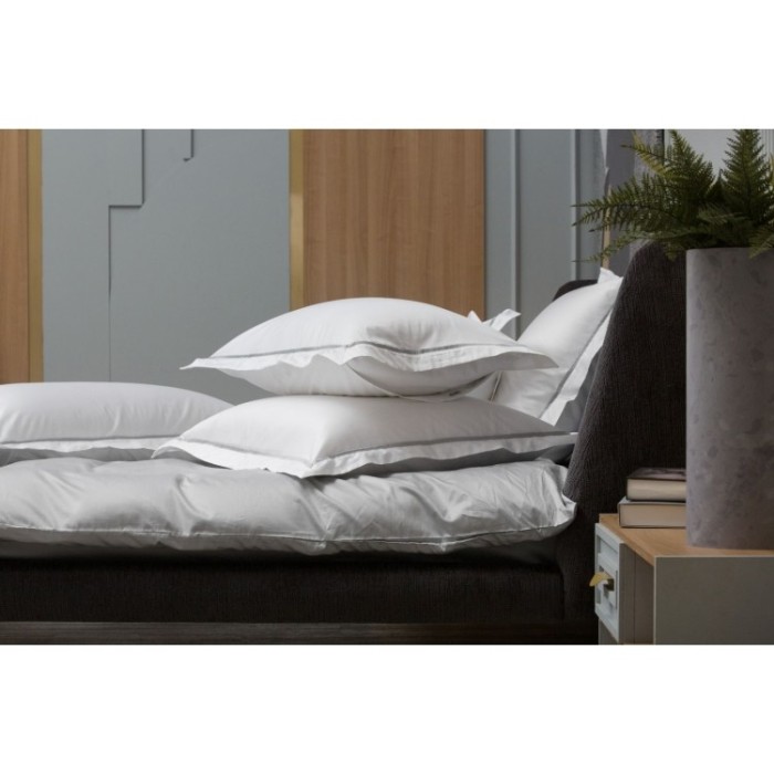 Наволочки с узкой отделкой Alpine Ash Grey Allure Grass 70х70 (2шт)