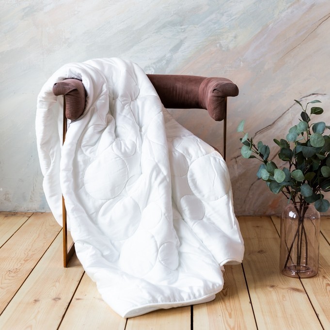 Одеяло стеганное с кантом German Grass TENCEL FAMILIE BIO 200 х 220 см. легкое