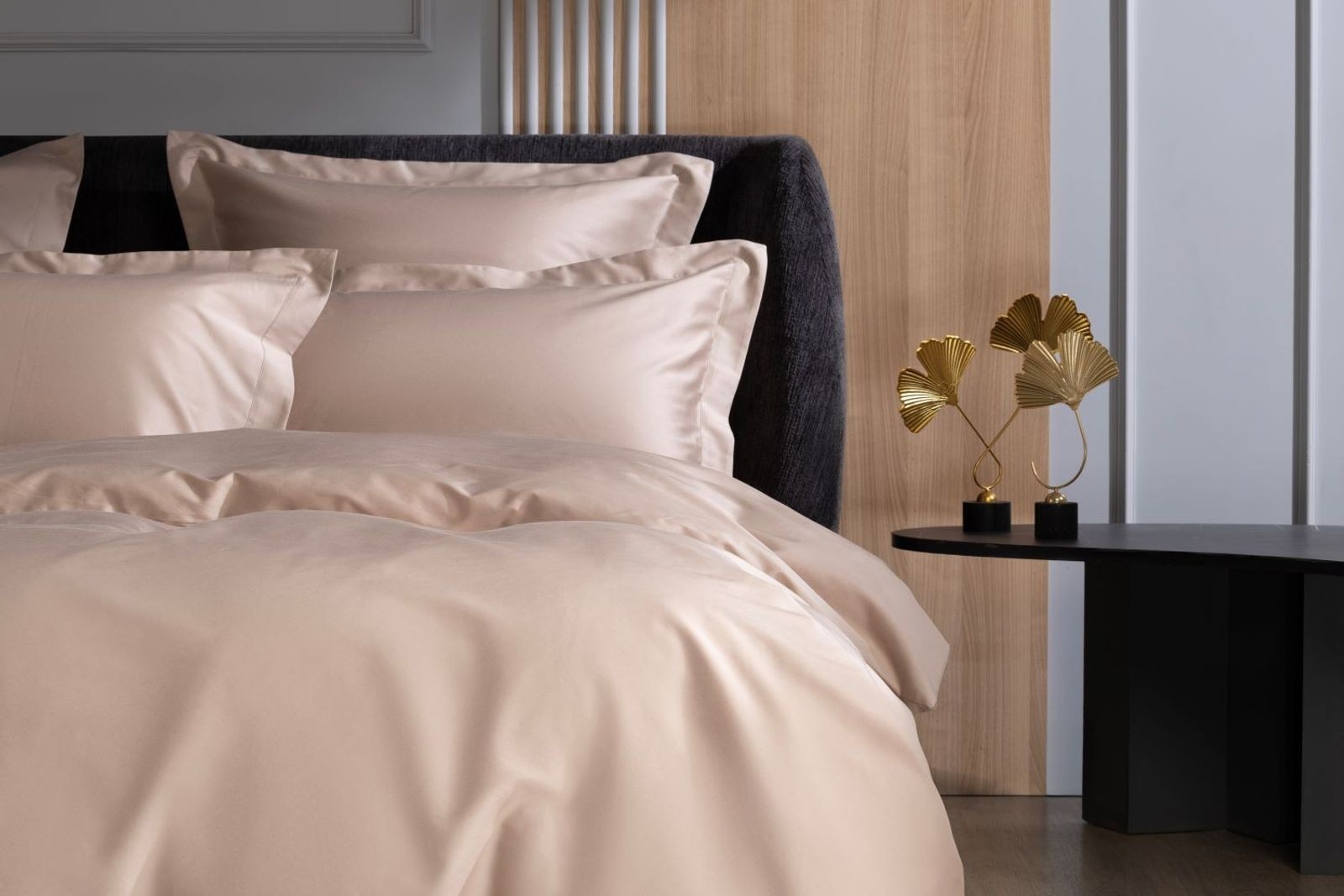 Постельное белье Nude Pink Allure Grass Евро