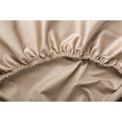 Простыня на резинке Caramel Beige Allure Grass 180х200x40