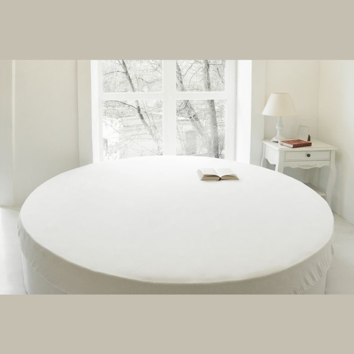 Простынь-чехол трикотажная PALETTE GRASS круглая - d 200