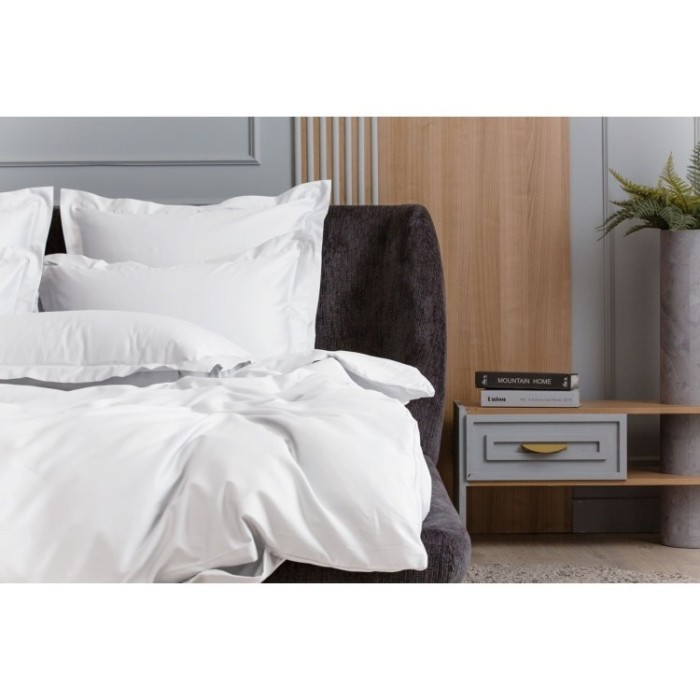 Постельное белье Alpine White Allure Grass Семейный простыня на резинке