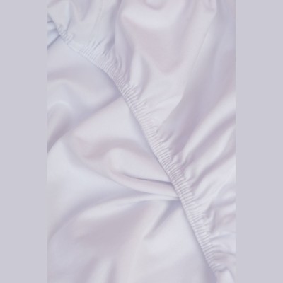 Простыня на резинке NOBLE TRADITIONS JERSEY WHITE GRASS 200х200х30