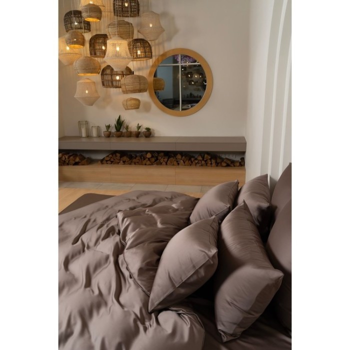 Постельное белье Havana Brown Brilliant Grass Евро 50 х 70 см (2 шт) простынь на резинке