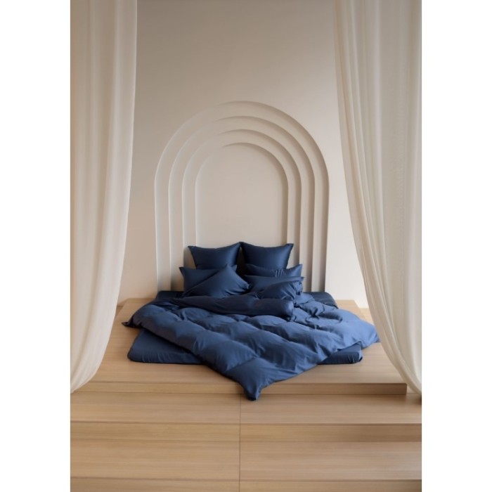 Постельное белье BLUE BRILLIANT GRASS Семейный 50 х 70 см (2 шт), 70 х 70 см (2 шт) простынь 180х200