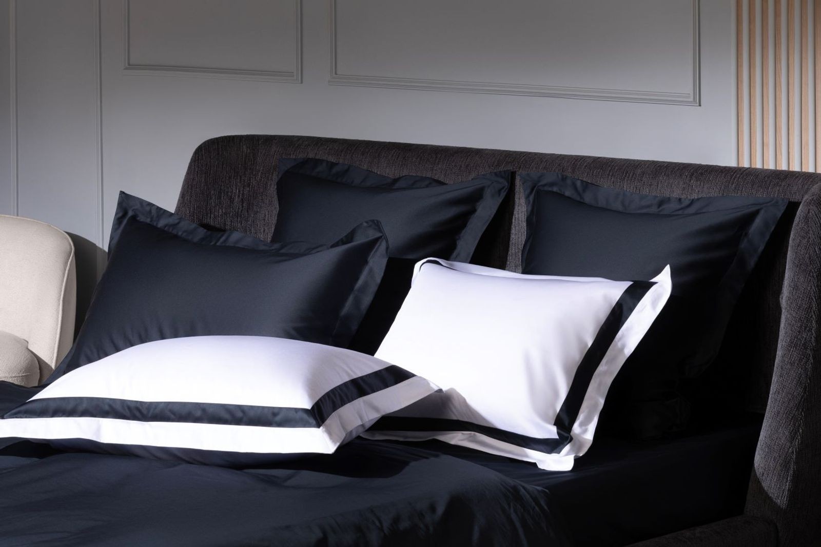 Наволочки с широкой отделкой Alpine Dark Onyx Allure Grass 50х70 (2шт)