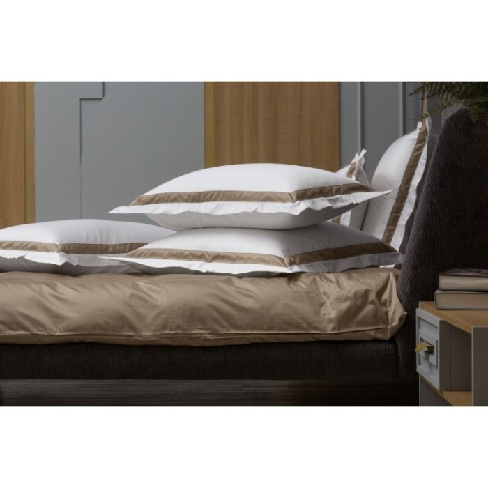 Наволочки с широкой отделкой Alpine Caramel Beige Allure Grass 50х90 (2шт)