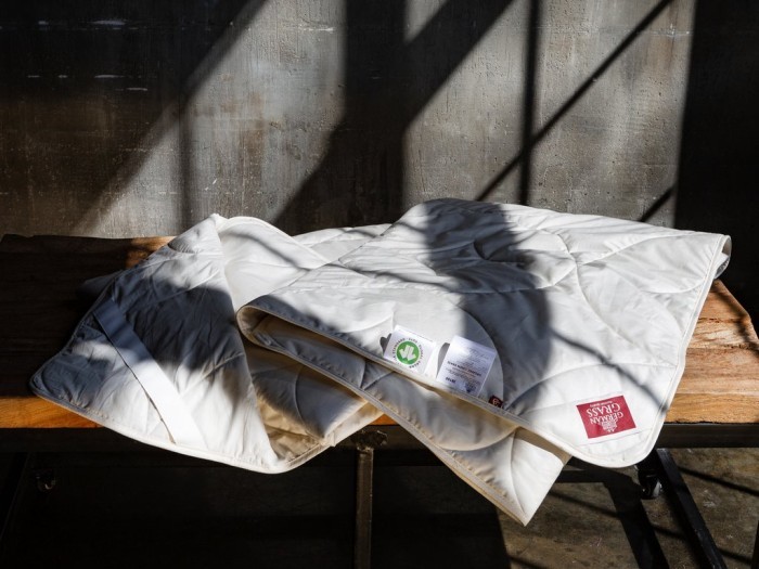 Наматрасник MATTRESS ORGANIC LINEN GRASS легкий 180х200