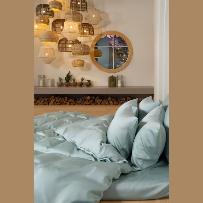 Простыня на резинке 160 х 200 х 40 Sea Wave Brilliant Grass