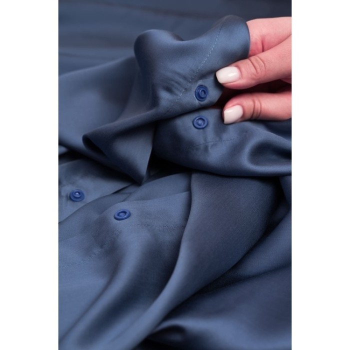 Постельное белье BLUE BRILLIANT GRASS Семейный 70 х 70 см (2 шт) простынь 240х260