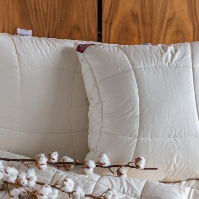 Подушка ORGANIC СOTTON GRASS регулируемая 68х68