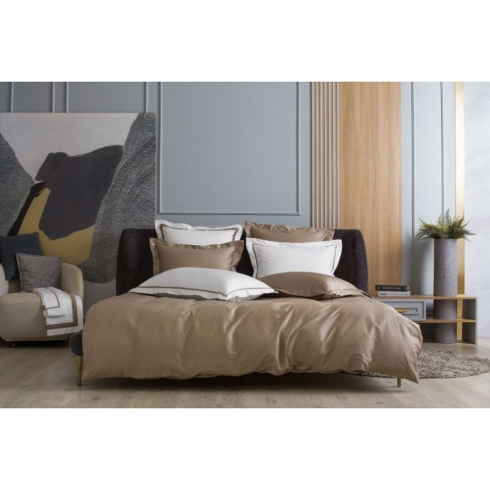 Наволочки с узкой отделкой Alpine Caramel Beige Allure Grass 70х70 (2шт)