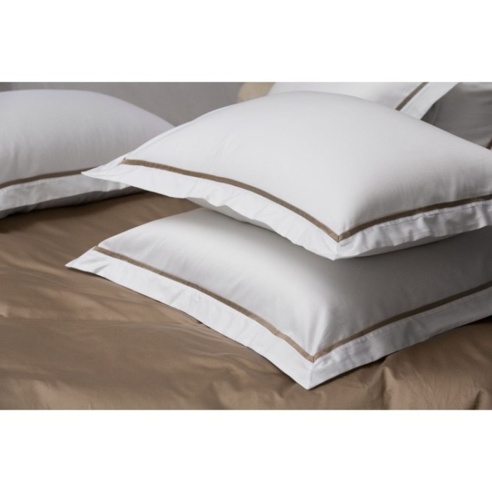 Наволочки с узкой отделкой Alpine Caramel Beige Allure Grass 70х70 (2шт)