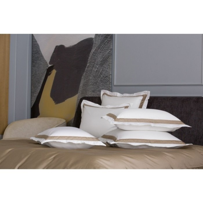 Наволочки с широкой отделкой Alpine Caramel Beige Allure Grass 70х70 (2шт)