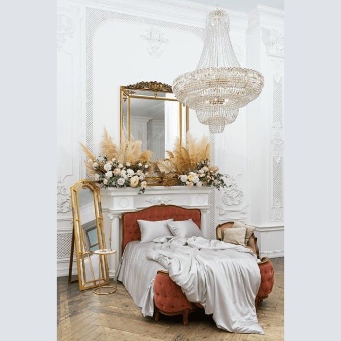 Простыня SILVERY GREY GRASS 260х280