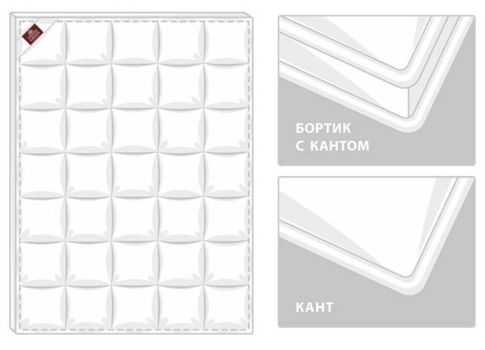 Одеяло QUEEN DOWN GRASS всесезоное с бортиком 160х220