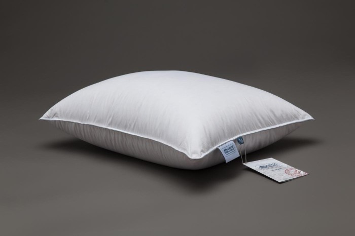 Подушка German Grass Gray Familie Down средняя 50 х 68