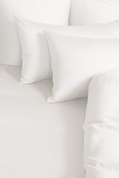 Постельное белье Arctic White Brilliant Grass Евро, Простыня на резинке 160х200