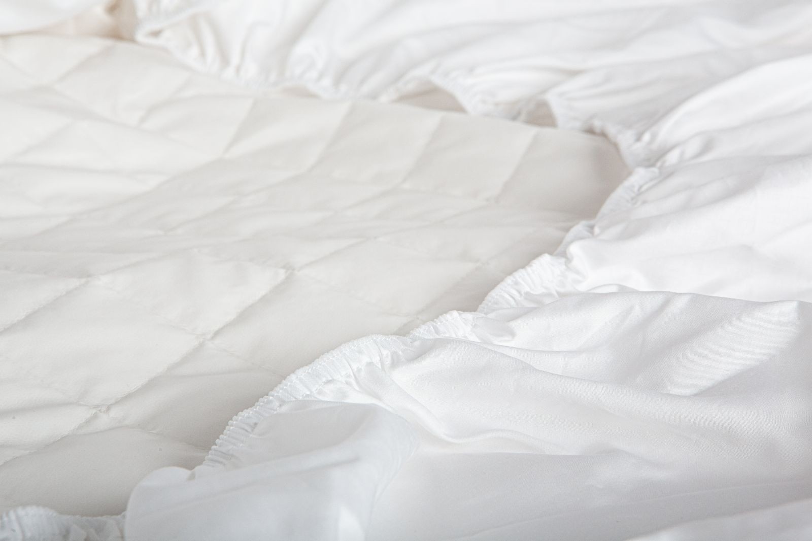 Наматрасник MATTRESS COTTON DRYSOFT GRASS непромокаемый с юбкой 180х200х40