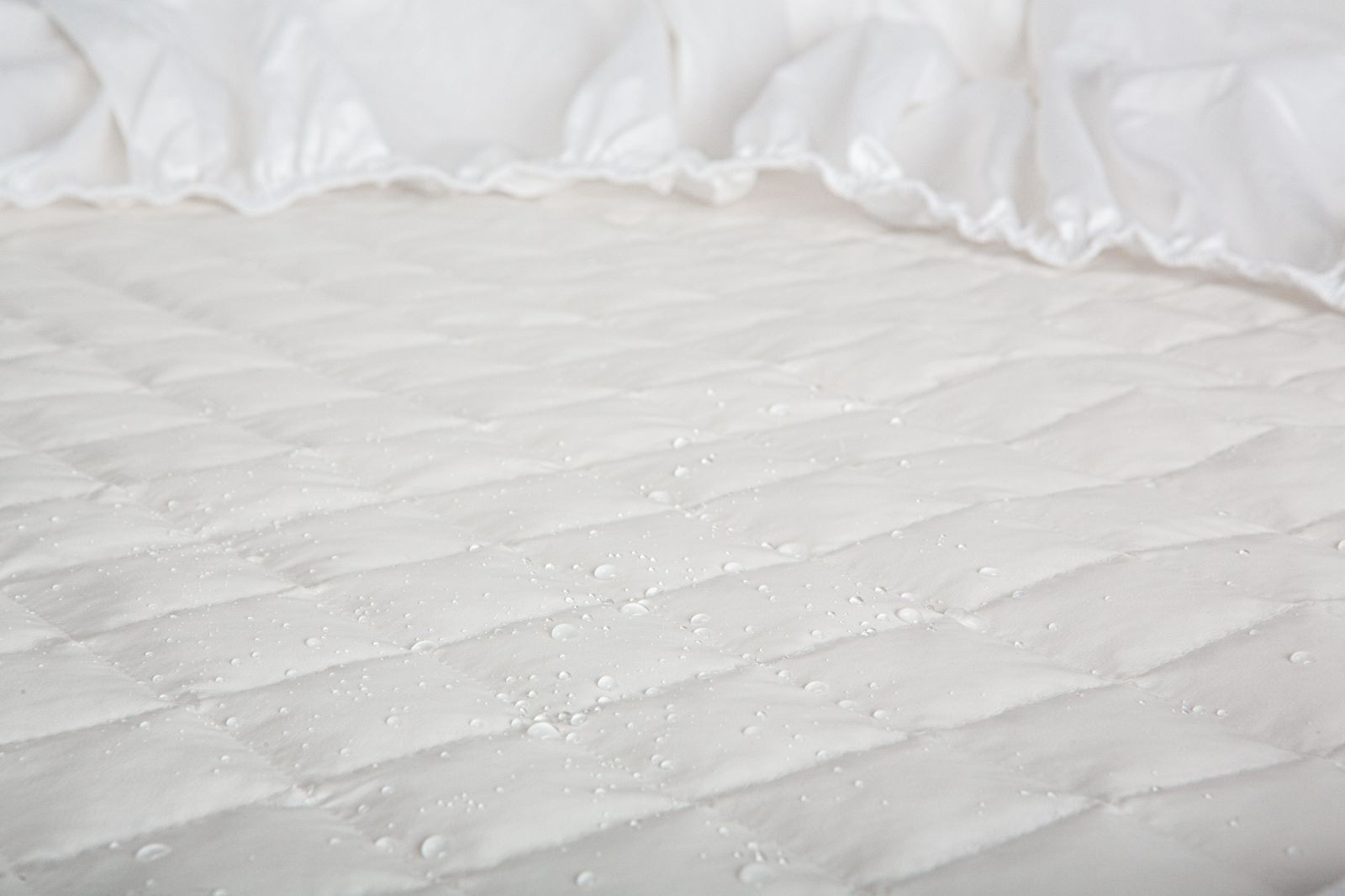 Наматрасник MATTRESS COTTON DRYSOFT GRASS непромокаемый с юбкой 180х200х40