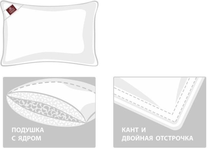 Подушка пуховая 3D Aloe Vera Grass (70 х 70) Средняя