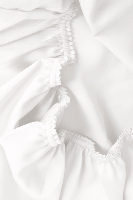 Постельное белье Arctic White Brilliant Grass Семейное, 50х70, простыня на резинке 160х200