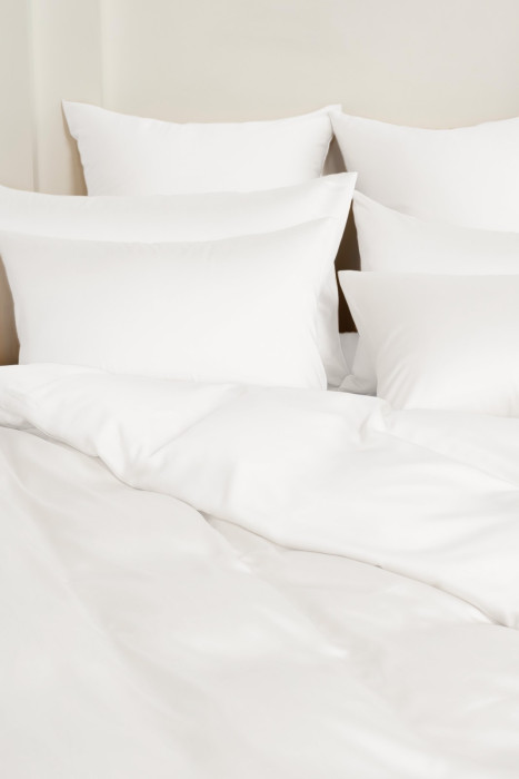 Постельное белье Arctic White Brilliant Grass Евро, 70х70, Простыня на резинке 160х200