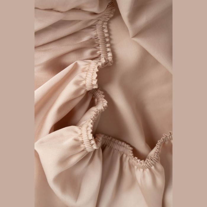 Простыня на резинке NOBLE TRADITIONS GLACE BEIGE GRASS 160х200х40