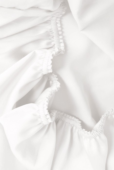 Постельное белье Arctic White Brilliant Grass Семейное, 50х70, простыня на резинке 180х200