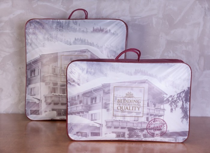 Одеяло стеганное с кантом German Grass SILK FAMILIE BIO 200 х 220 см. всесезонное